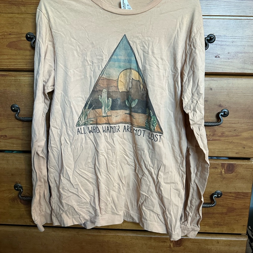 Yellow long sleeve shirt